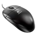 Logitech S96 optische Maus PS/2 schnurgebunden schwarz OEM