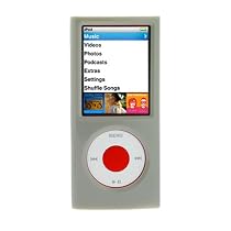 Solid Gray Snap On Crystal Hard Cover Case for Apple Ipod Nano Chromatic 8GB 16GB 4G 4th Generation