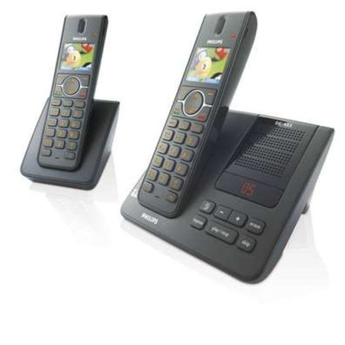 Philips SE4552B/17 DECT Series Cordless Phone (Black)
