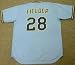 PRINCE FIELDER Milwaukee Brewers 1980's Majestic Cooperstown Throwback Away Jersey, LARGE