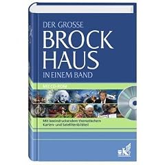 Der Gro�e Brockhaus in einem Band, inkl. CD-ROM. Geografischer Sonderteil mit thematischen Karten und Satellitenbildern