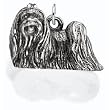 Maltese Dog - 6 Charms Keychain - Gift for Dog Lover