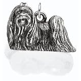 Maltese Dog - 6 Charms Keychain - Gift for Dog Lover