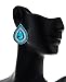 Women's Evening Pointy Teardrop Stone Fashion Clip On Earrings