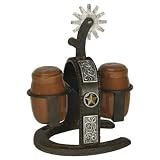 Rivers Edge Products Cast Iron Spur Salt and Pepper Shaker