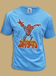 Junk Food Spider-man Japanese Blue T-shirt Tee