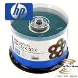  : HP COLOR LIGHTSCRIBE 52X CD-R 50PC CAKE BOX