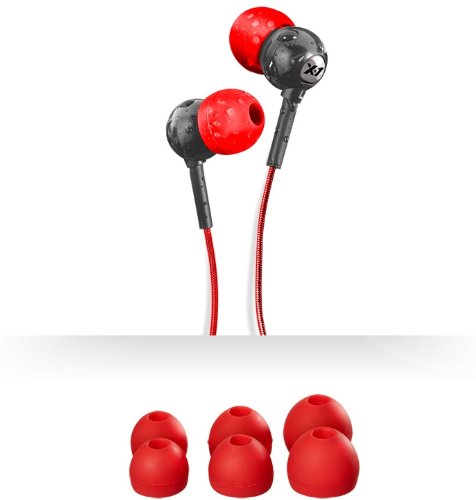 X-1 (Powered by H2O Audio) CB1-GR-X Flex All Sport Waterproof In-Ear Headphones (Steel Gray) (Discontinued by Manufacturer)