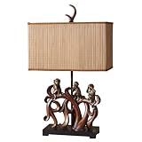 Three Monkeys Table Lamp