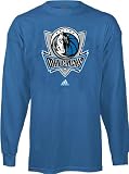 Dallas Mavericks Full Primary Long Sleeve T Shirt by Adidas (Small)