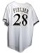 Autographed Prince Fielder Milwaukee Brewers White Majestic Jersey