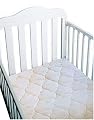 Priva Snoozy Organic Cotton Wtrprf Crib Mattress Pad