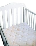 Priva Snoozy Organic Cotton Wtrprf Crib Mattress Pad