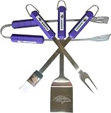 Baltimore Ravens NFL BBQ Grill Utensil Set