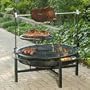 Landmann USA 590503 Round Rock Charcoal Grill, Black