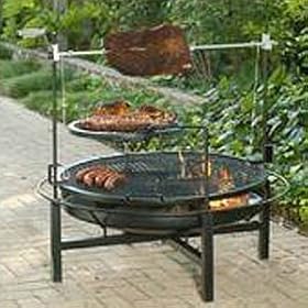 Landmann USA 590503 Round Rock Charcoal Grill, Black