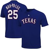 Mike Napoli Texas Rangers Royal Blue #25 Nickname Player T-Shirt Large
