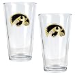 Iowa Hawkeyes NCAA 2pc Pint Ale Glass Set by Great American Products