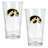 Iowa Hawkeyes 2-Piece Pint Ale Glass Set