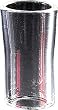 Dunlop 235 Flare Pyrex Glass Slide, Large