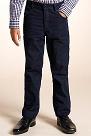 Autograph Pure Cotton Adjustable Waist Selvage Jeans