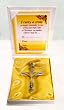 Crucifix in Case - "I Carry A Cross.." - IMPORTED FROM ITALY