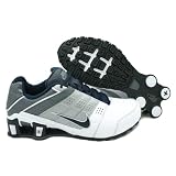 Men Nike Shox O'nine White / Metallic Platinum / Metallic Silver / Obsidian 365951-109