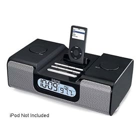 Click here to buy IH2 Black Clock Radio for Ipod by Soundesign.
