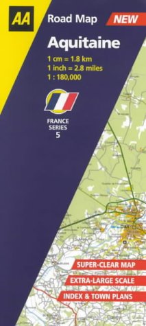 City Travel Guides Discounted  Search : Aquitaine (AA Road Map France)