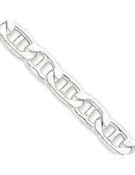 8.5mm, Sterling Silver, Hollow Anchor Chain, 20 inch