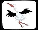 Decorated Mouse Pad with dancing, crane, ballet