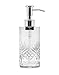 Godinger Silver Art Dublin Non-leaded Crystal Bathroom Vanity Lotion Dispenser Pump