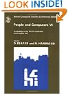 People and Computers VI (British Computer Society Conference Series) (v. 6)