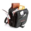 14-Pocket Cross Body Messenger Bag (Grey) to CARRY the Toshiba 160 GB USB 2.0 Portable External Hard Drive HDDR160E03X