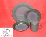 EPOCH ZOOM PURPLE E915 4 PC PLACE SETTINGS WITH SOUP/CEREAL