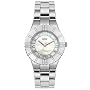 GUESS? Women's Silver-Tone Crystal Accented Watch #95469L