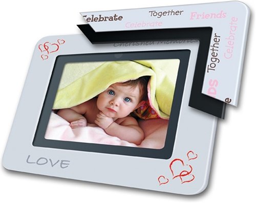 Coby 7-Inch Widescreen Digital Photo Frame with MP3