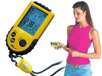 Hand-held Digital Compass Model: Yellow