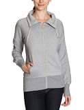 PUMA Damen Sweat-Jacke Script, athletic gray heather, L, 816991 03