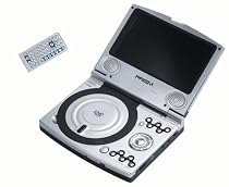 Prism 7" Portable DVD Player with 8 DVDs &ndash; Including Timecop, Donnie Darko and Transformers The Movie
