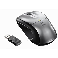 Logitech V450 Laser Cordless Mouse f�r Notebooks schnurlose Maus light grey
