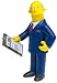 The Simpsons Series 8 Action Figure Superintendent Chalmers
