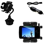 Philips GoGear SA6185/37 Car Cup Holder with Car Charger - Uses Gomadic TipExchange