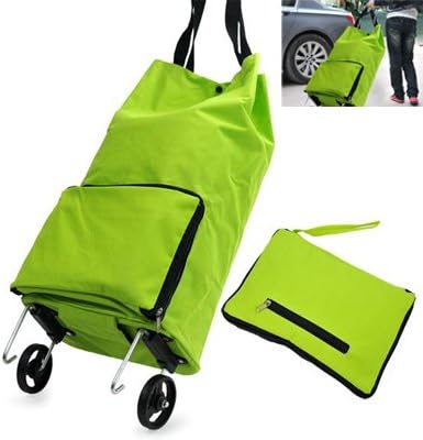 Generic Home Furnishing Portable Foldable Trolley Bag Shopping Bag