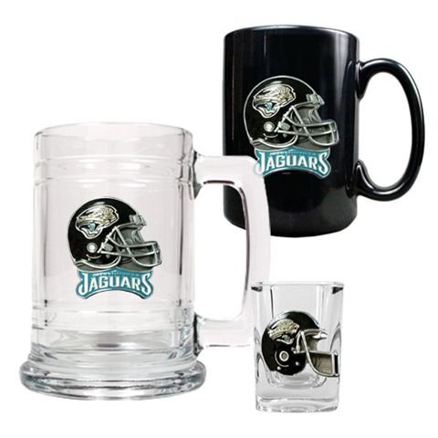 Jacksonville Jaguars Mugs & Shot Glass Gift Set