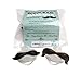 B.B. Mustache Pacifiers by Bodacious Bambino | 2-Packs & 3-Packs Horseshoe & Handlebar - Cute & Funny Pacifier for Babies | BPA-Free