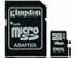 Kingston Digital 16 GB Class 4 microSDHC Flash Card with SD Adapter (SDC4/16GBET)