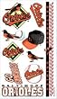 Baltimore Orioles Temporary Tattoos - SET OF 6 - Sports Merchandise