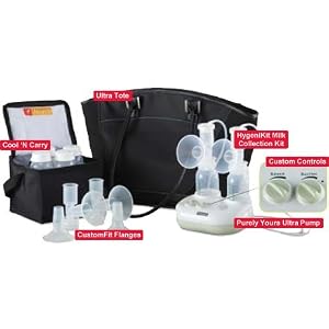 Ameda Purely Yours Ultra Double Electric Breast Pump Kit 1 ea