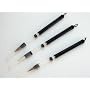Set of 3 Piston Fill Waterbrush for Sumi or Chinese Painting, Watercolor or Watersoluble Pencils and Crayons